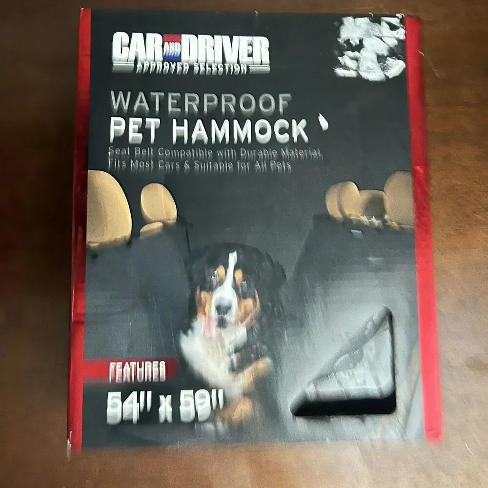 Car and Driver Waterproof Pet Hammock Universal Design 54